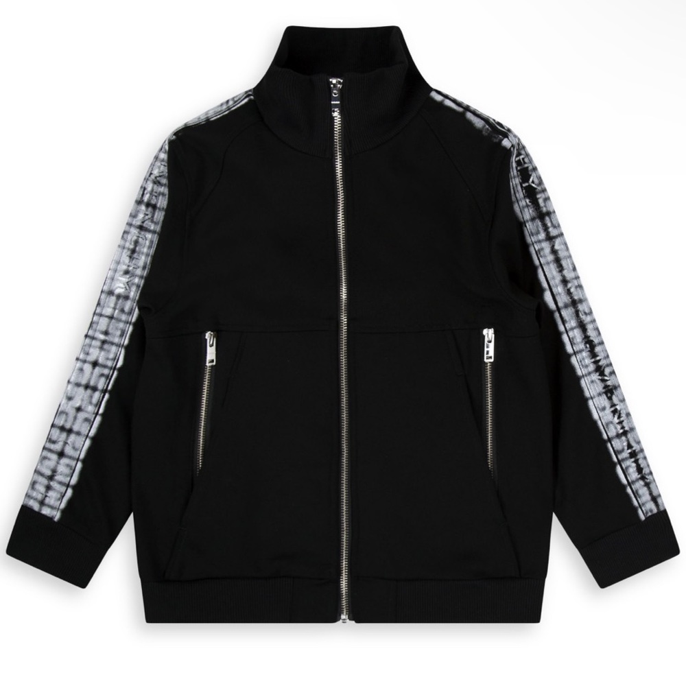 Givenchy sweater kids  10a size logo jacket zipper cardigan fits women XS size